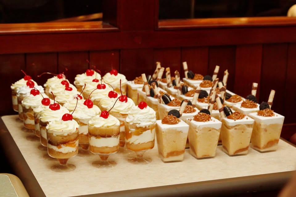 Postres individuales para eventos